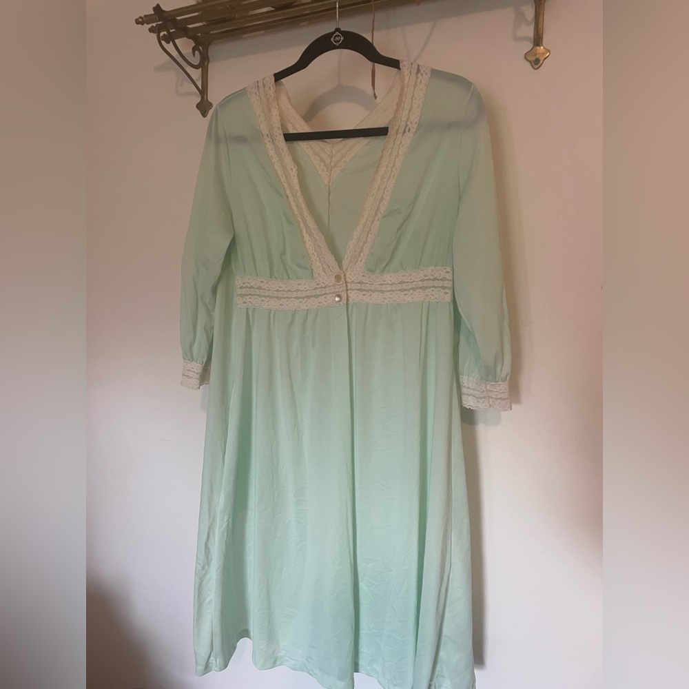 Vintage silk like Lingerie Robe